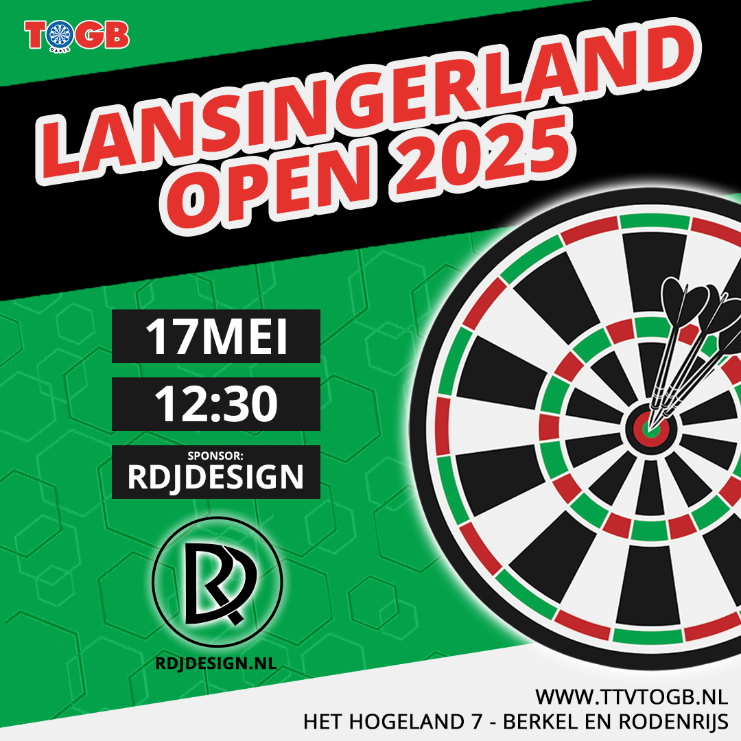 Lasingerland Open 2025 poster V8